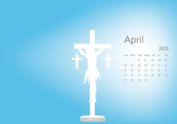 April 2025 Wallpaper Calendar Good Friday.png